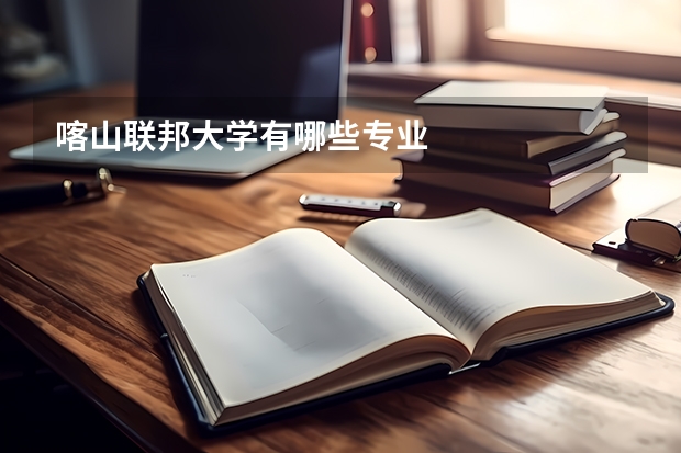 喀山聯邦大學有哪些專業