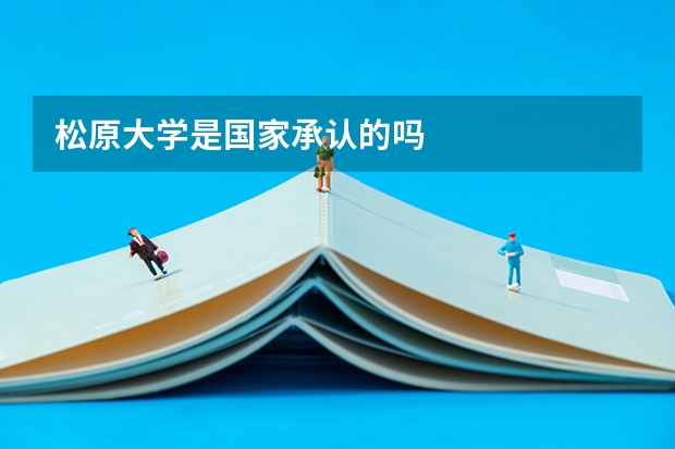松原大學(xué)是國家承認的嗎