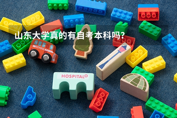 山東大學真的有自考本科嗎？