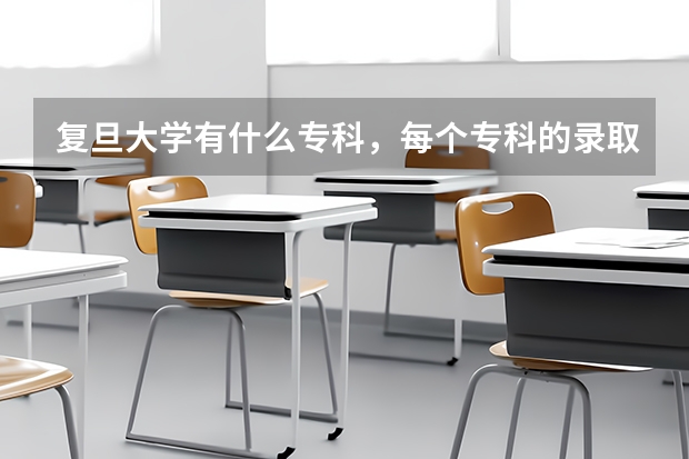 復旦大學有什么專科，每個專科的錄取分數(shù)線各多少？