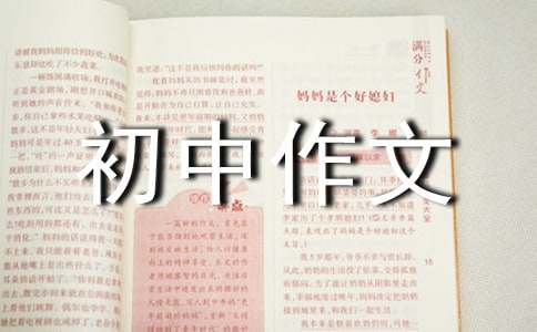 關于初中作文300字匯編三篇