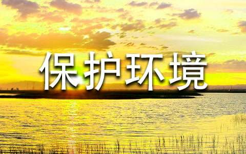環保保護環境建議書