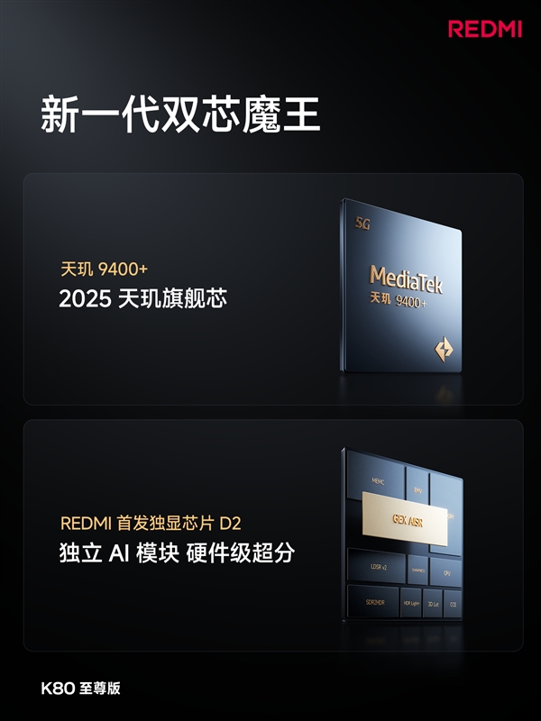 REDMI史上豪華性能旗艦！REDMI K80至尊版參數(shù)出爐