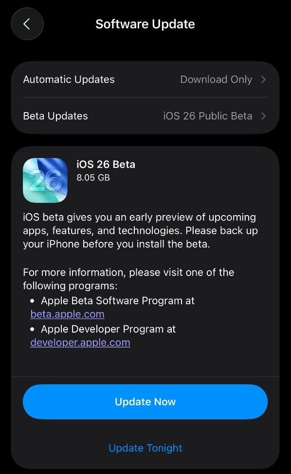 iOS 7后大變革！蘋果正式發(fā)布首個iOS 26公測版：所有用戶都能升級